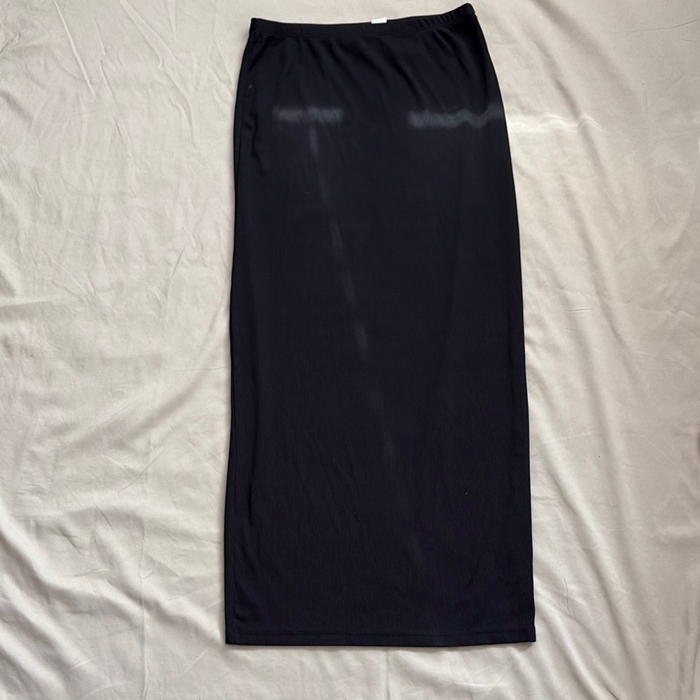 Divided Black Maxi Pencil Skirt Work Officewear Size S